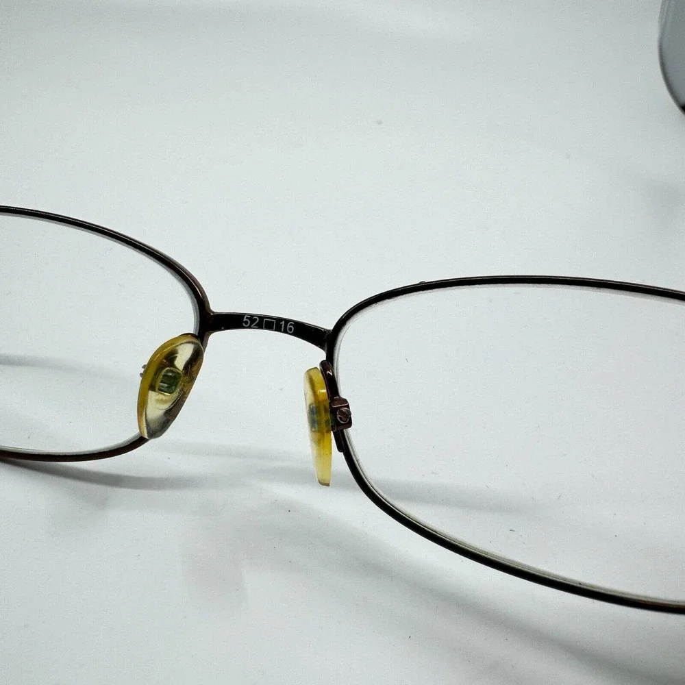 WITTNAUER “NASIRA”‎ Eyeglasses Frame 52-16-135 Brown Marble Polished H9491